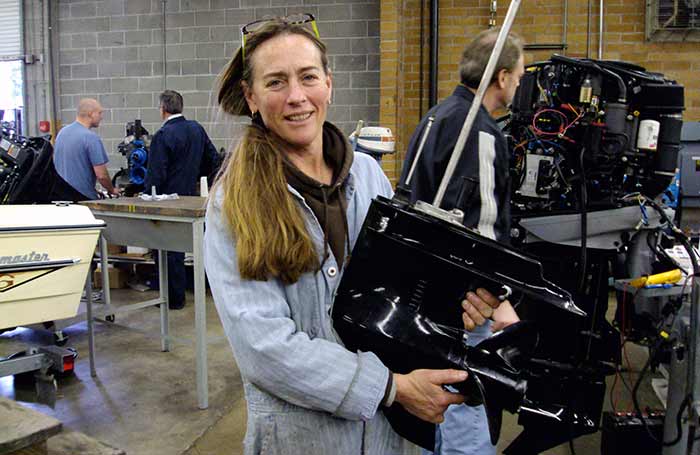 A student at Skagit Valley College, Washington
