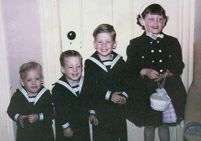 Little Captain Jack on e of four children