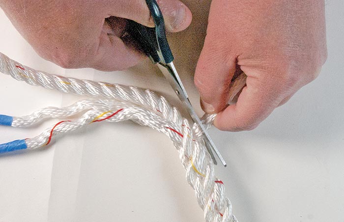 Thimble splice step 8