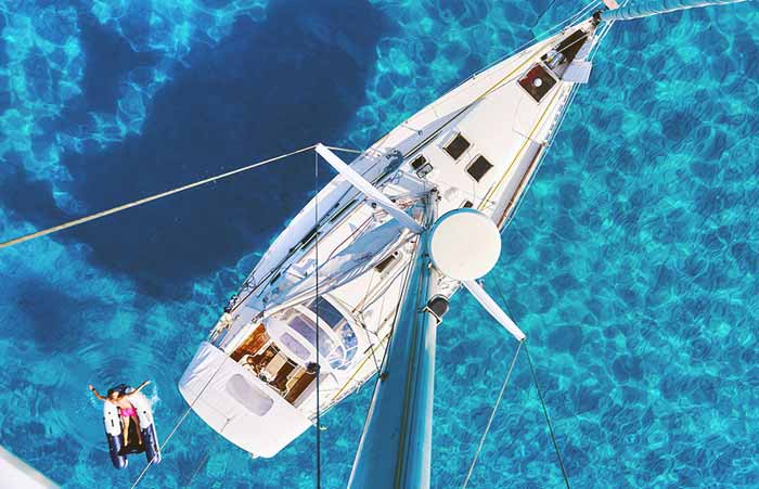 Sailing the deep blue sea