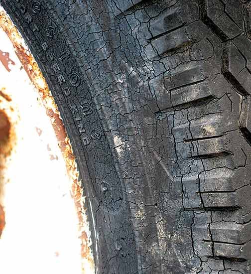 Trailer Tire Cracking