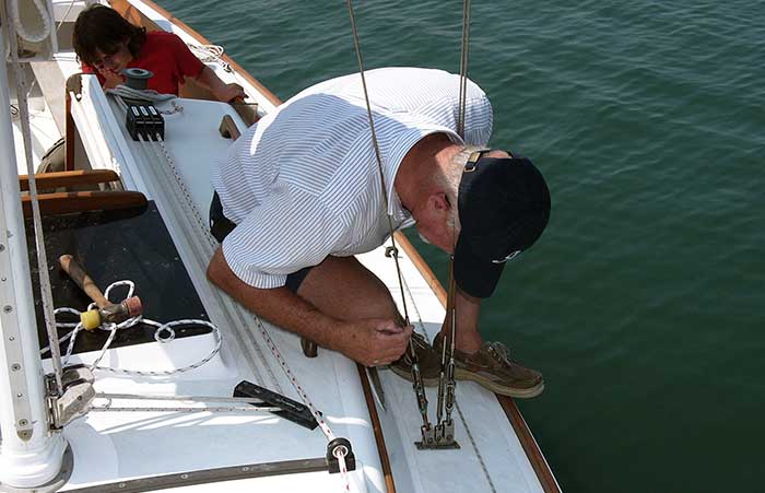Tuning a sailboat rig