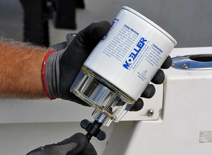 Installing a Moeller fuel filter