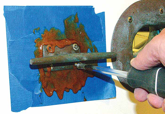 Place fitting in position