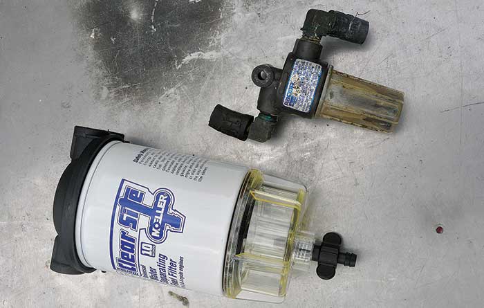 Size difference between filters