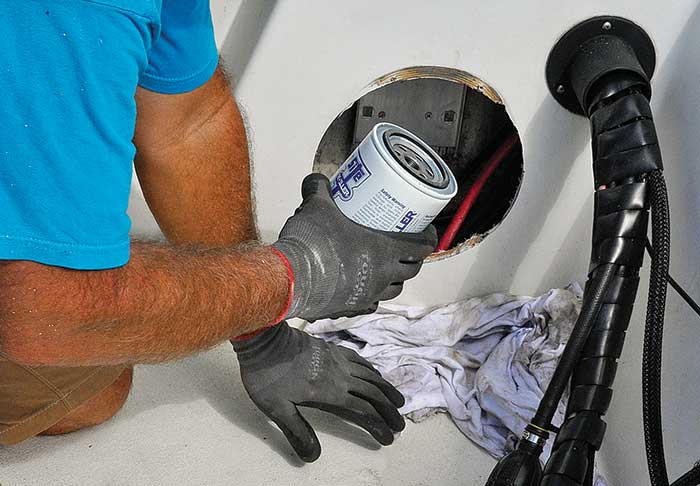 Spin in new Moeller filter