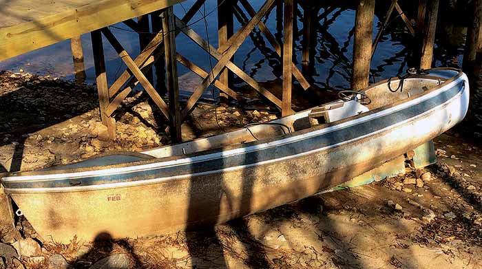 Knot Free a Duffy Electric 18 before renovation