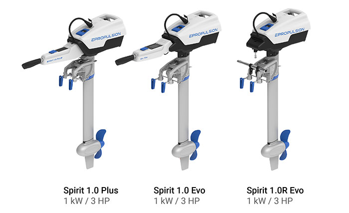 Spirit 1.0 Series electric outboard