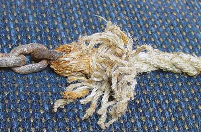 Bad rope splice