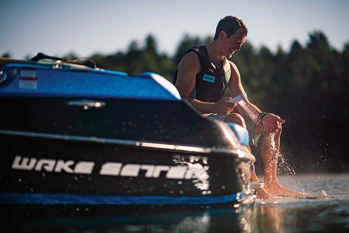 Showering off onboard