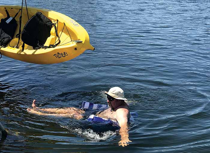 Steve Stanley cools off 