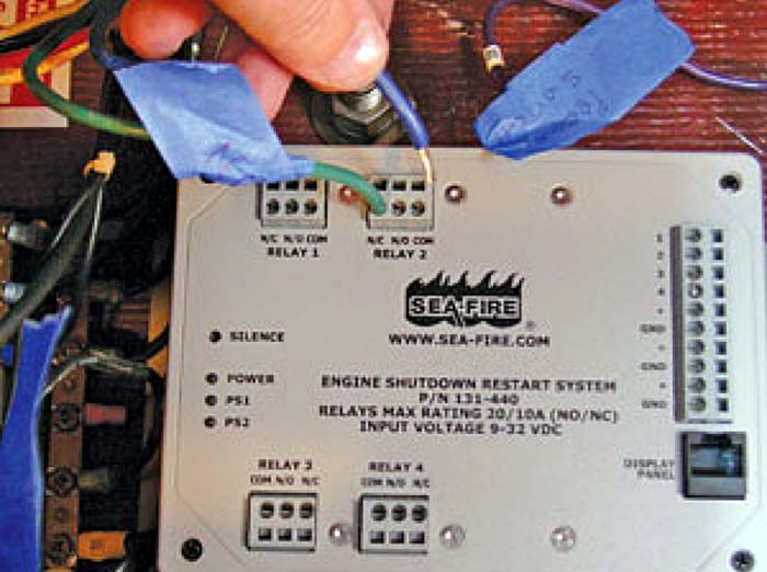 Mounting relay control box