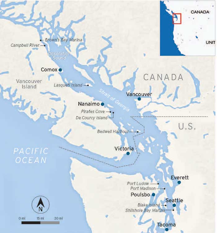 Pacific Northwest map